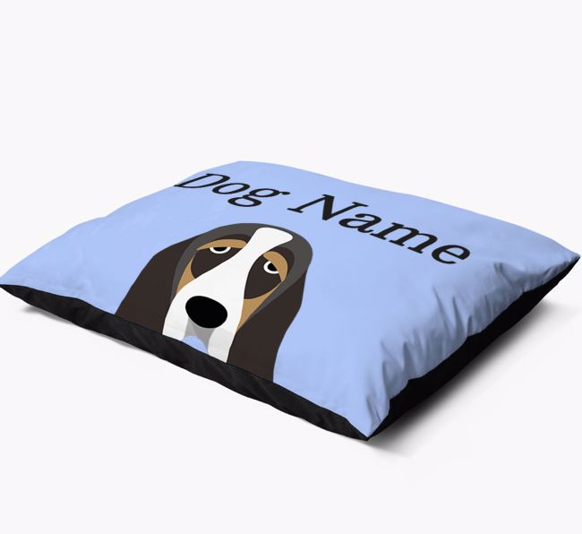 'Peeking Yappicon' - Personalised {breedFullName} Dog Bed